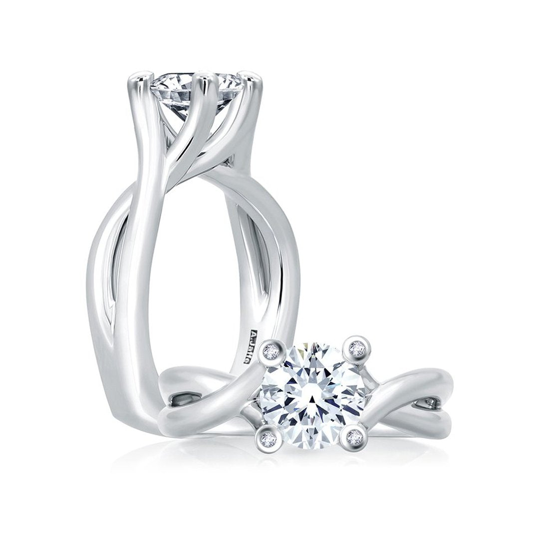 0.03 ctw Diamond Solitaire Engagement Ring