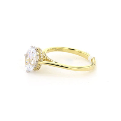 0.12 ctw Diamond Halo Engagement Ring