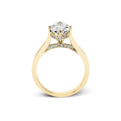 0.12 ctw Diamond Halo Engagement Ring