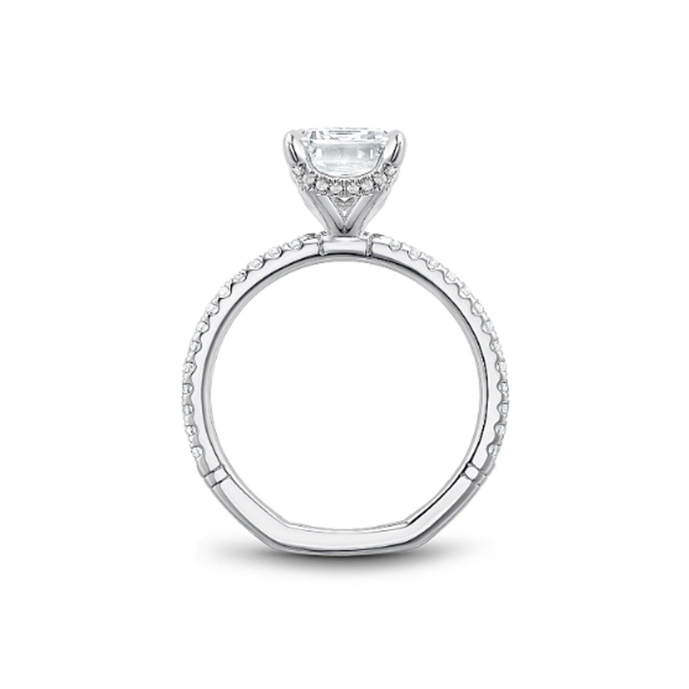 0.26 ctw Diamond Halo Engagement Ring