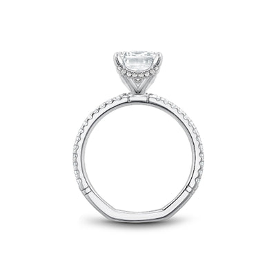 0.26 ctw Diamond Halo Engagement Ring