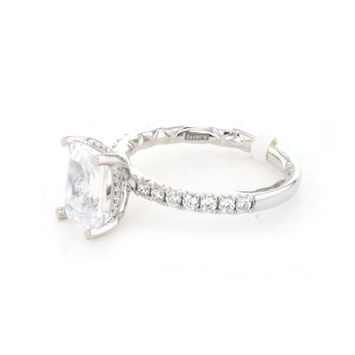 0.38 ctw Diamond Hidden Halo Engagement Ring