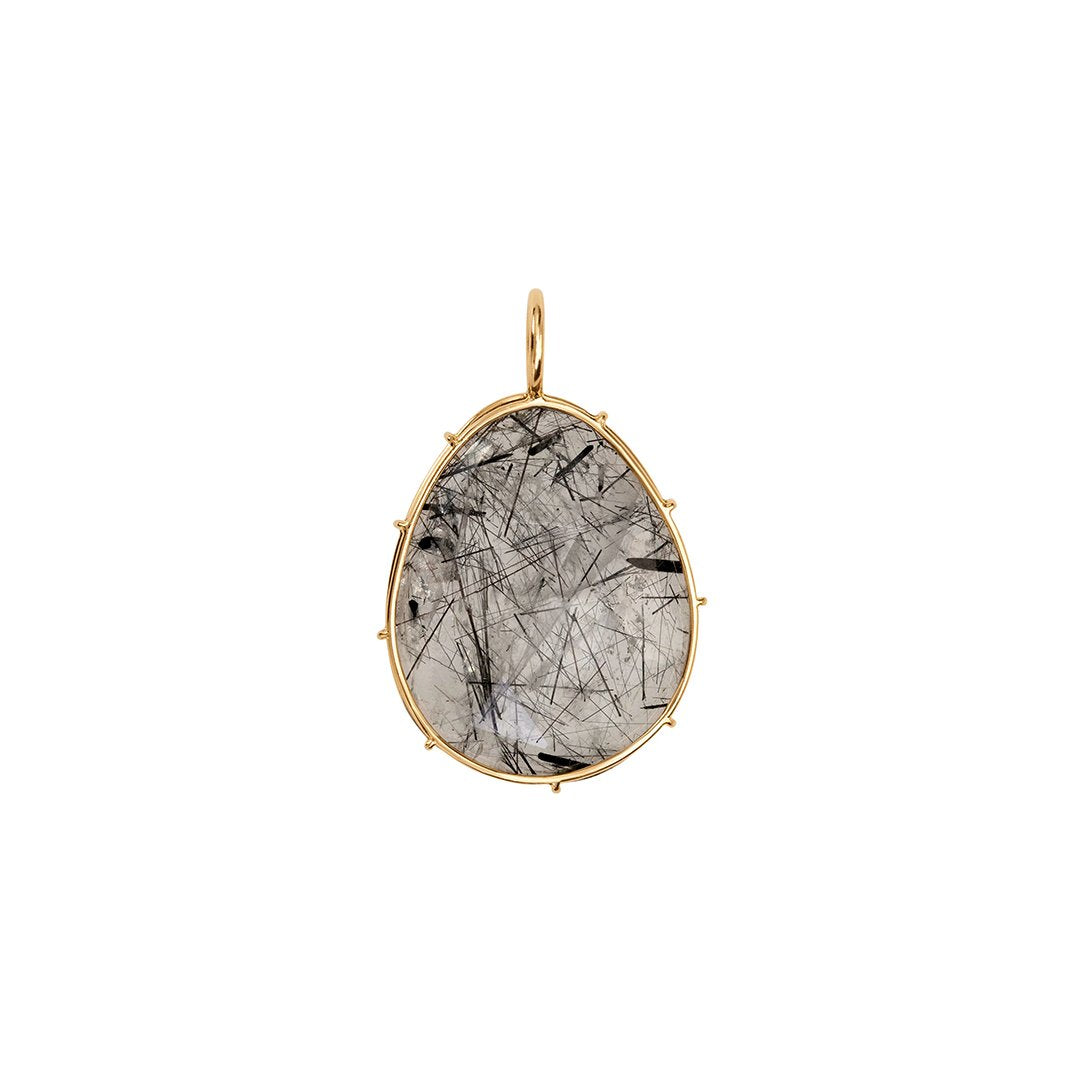 Black Rutilated Quartz Pendant | 10265397