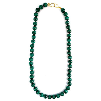 Malachite Bead Necklace