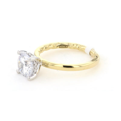 0.06 ctw Diamond Hidden Halo Engagement Ring | 10276542