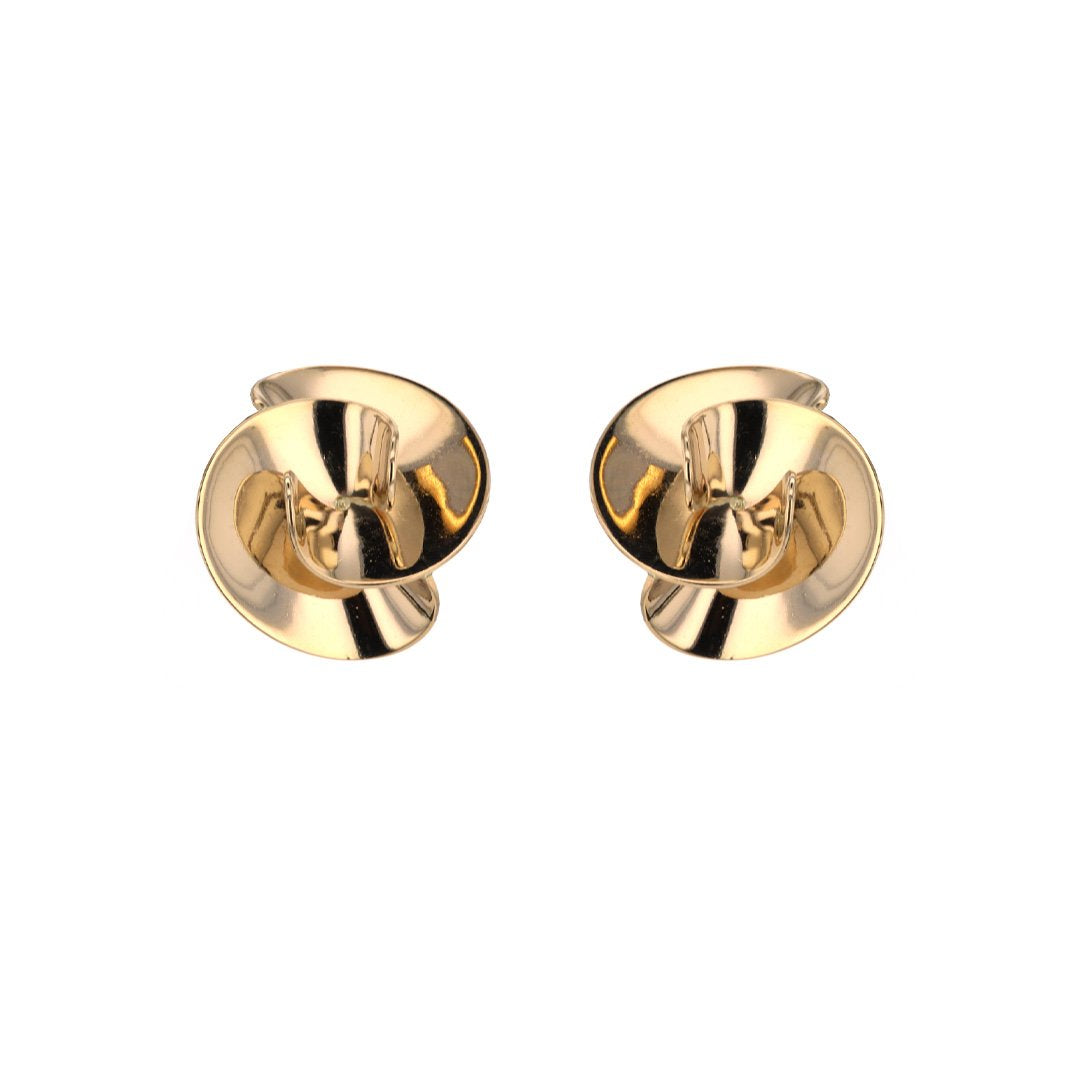 French Clip Swirl Earrings