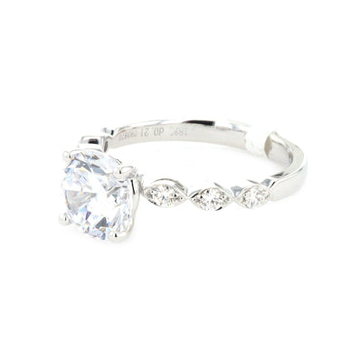 0.21 ctw Diamond Solitaire Engagement Ring