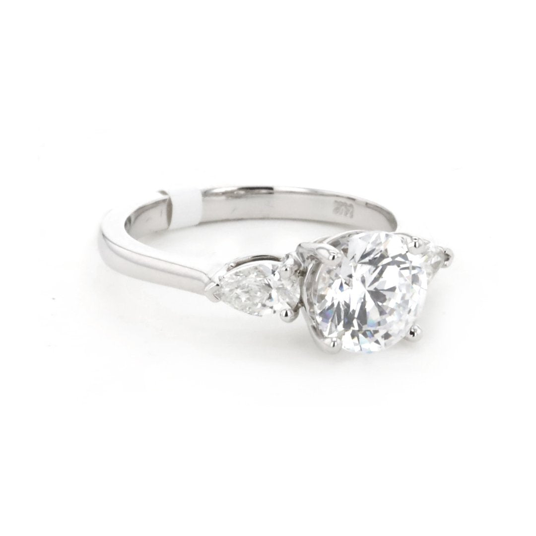 0.46 ctw Diamond Three-Stone Engagement Ring