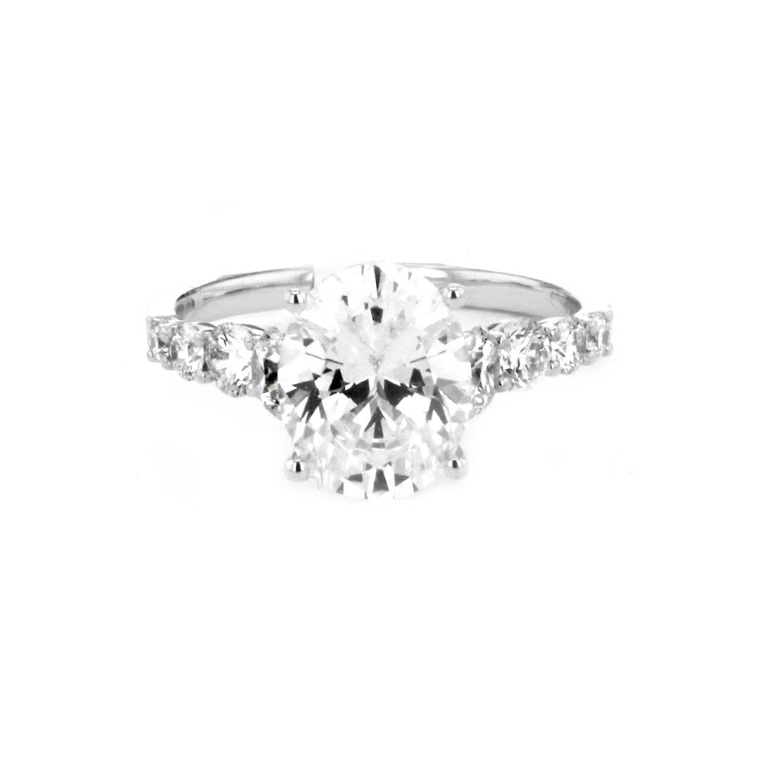 0.86 ctw Diamond Solitaire Engagement Ring