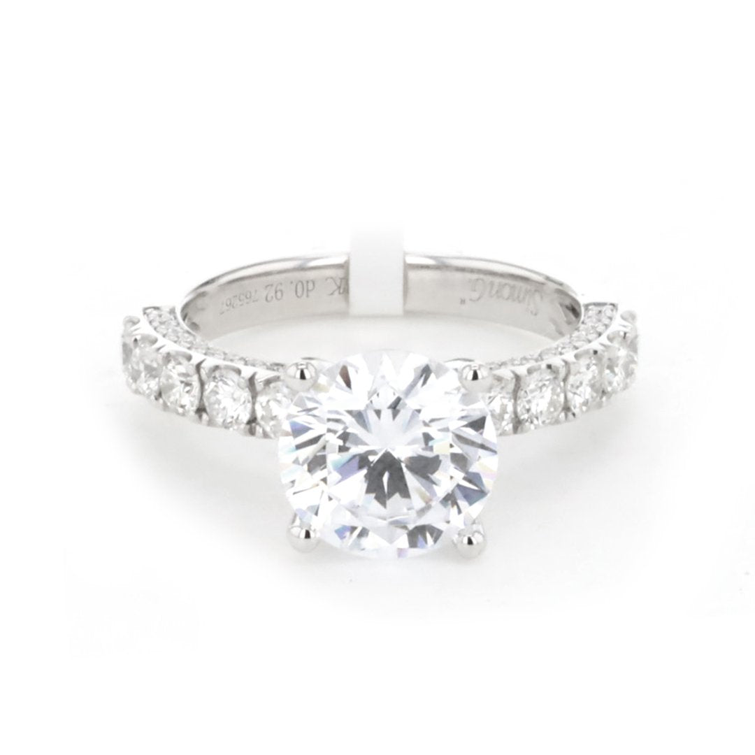 0.92 ctw Diamond Solitaire Engagement Ring