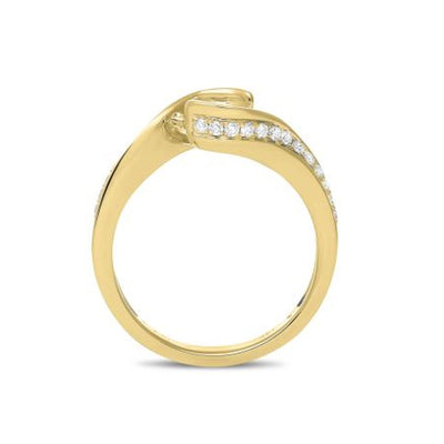 0.22 ctw Diamond ByPass Engagement Ring