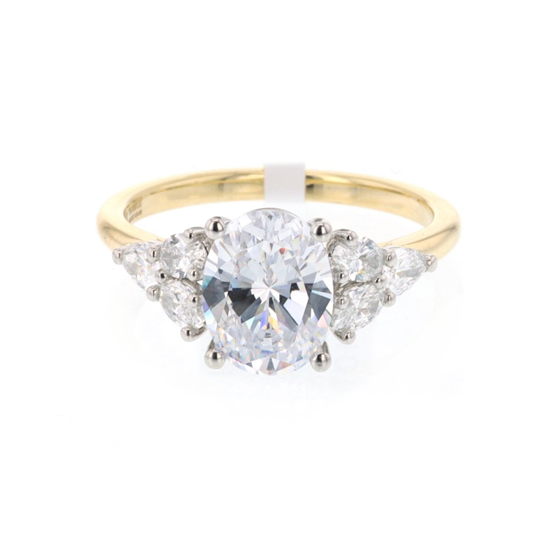 0.53 ctw Diamond Three-Stone Engagement Ring