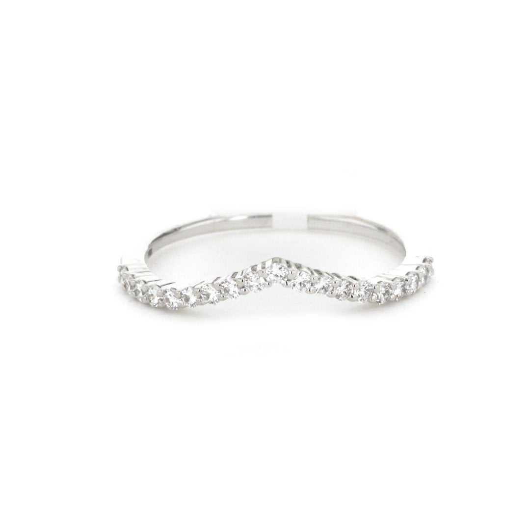 0.25 ctw Diamond Contour Band