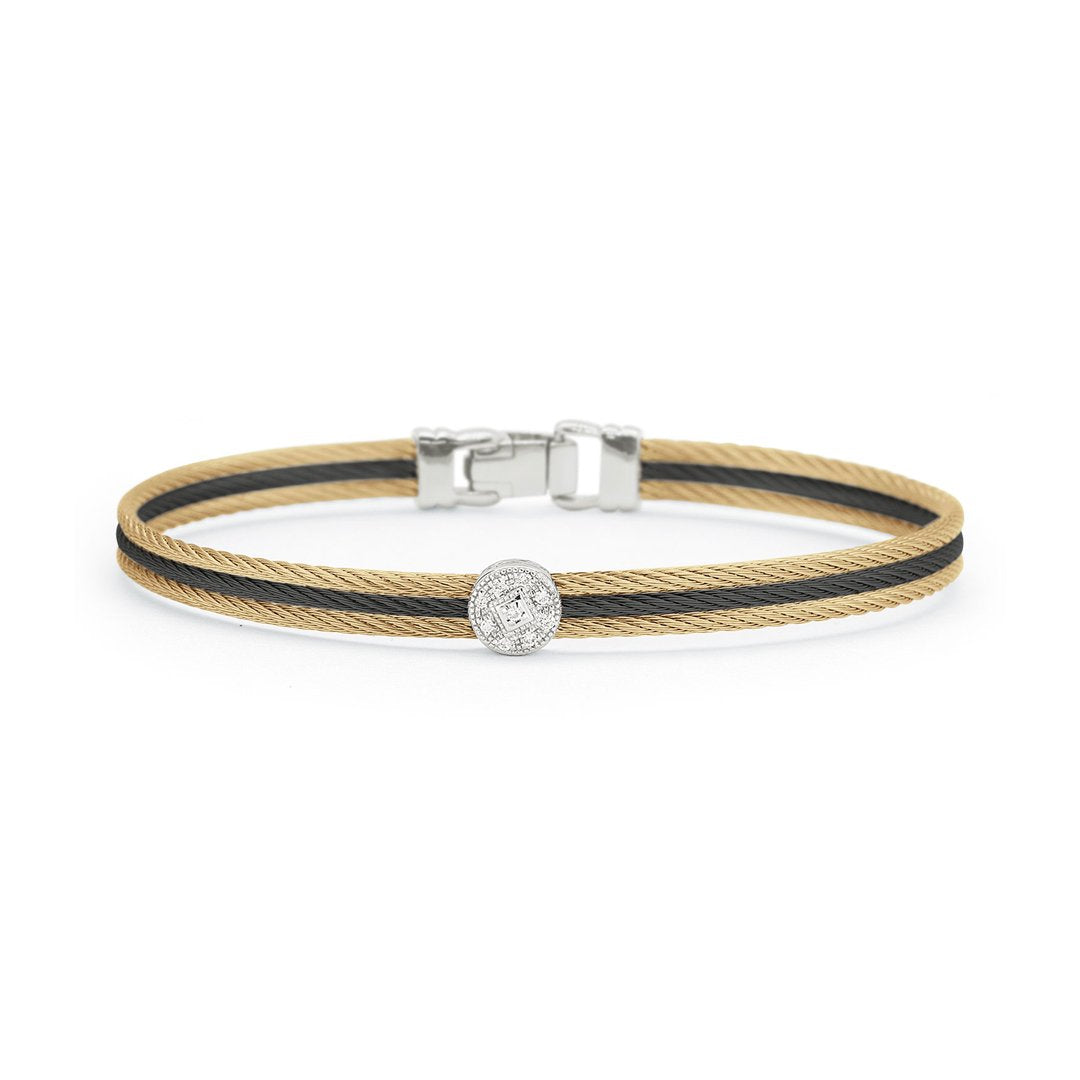 0.08 ctw Diamond Cable Bangle Bracelet | 10267413