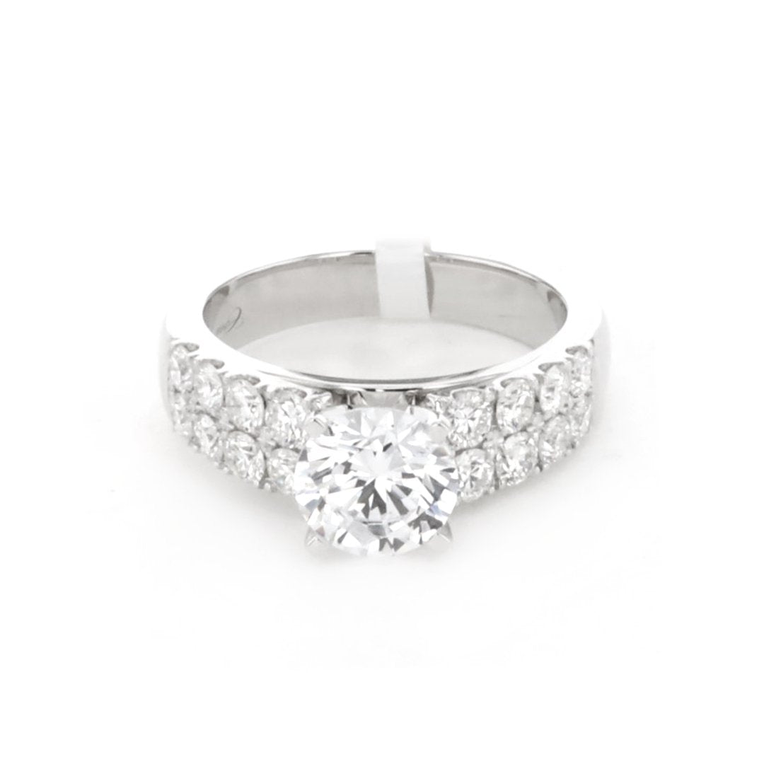 0.97 ctw Diamond Solitaire Engagement Ring