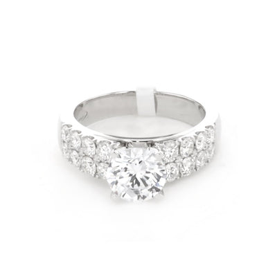 0.97 ctw Diamond Solitaire Engagement Ring