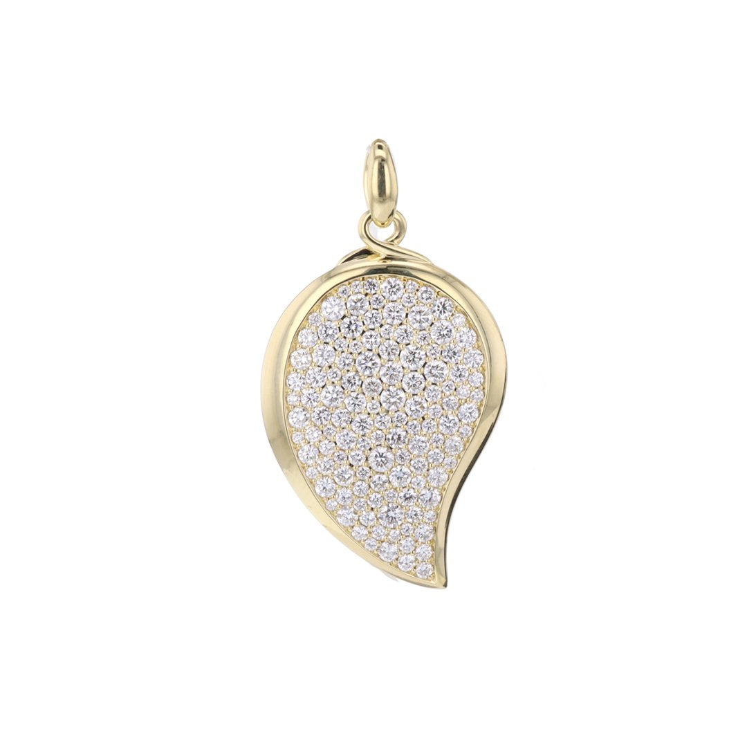 2.62 ctw Diamond Wave Pendant