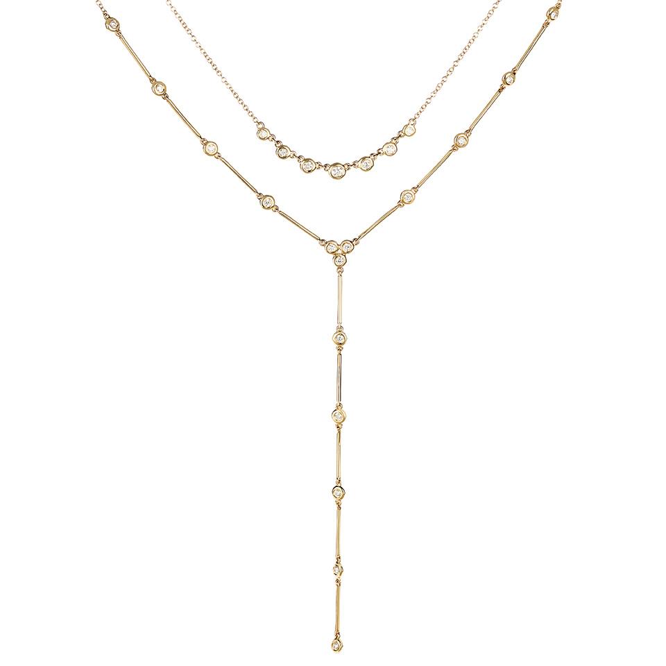 20" 0.30 ctw Diamond Lariat Necklace