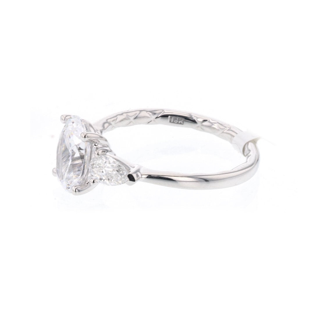 0.60 ctw Diamond Three-Stone Engagement Ring