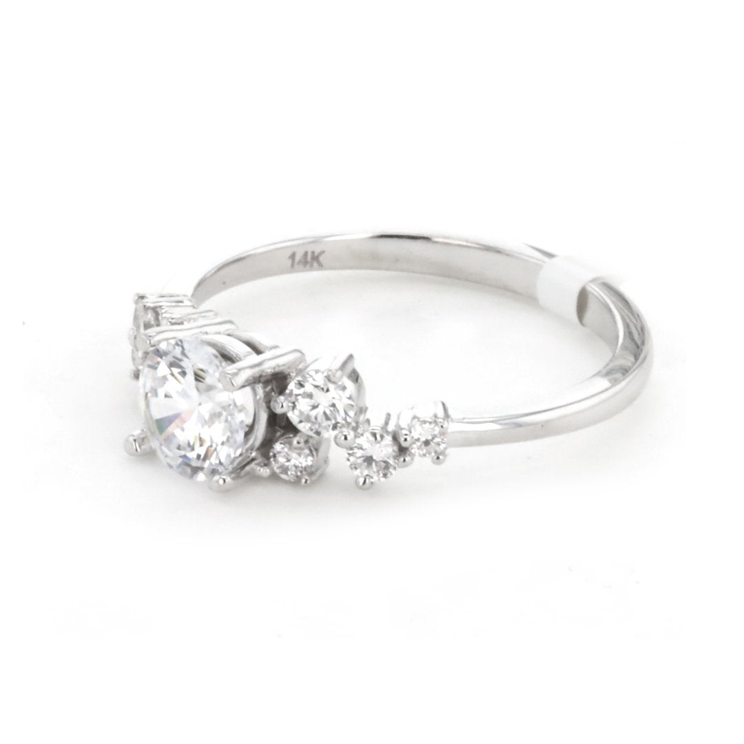 0.25 ctw Diamond Solitaire Engagement Ring