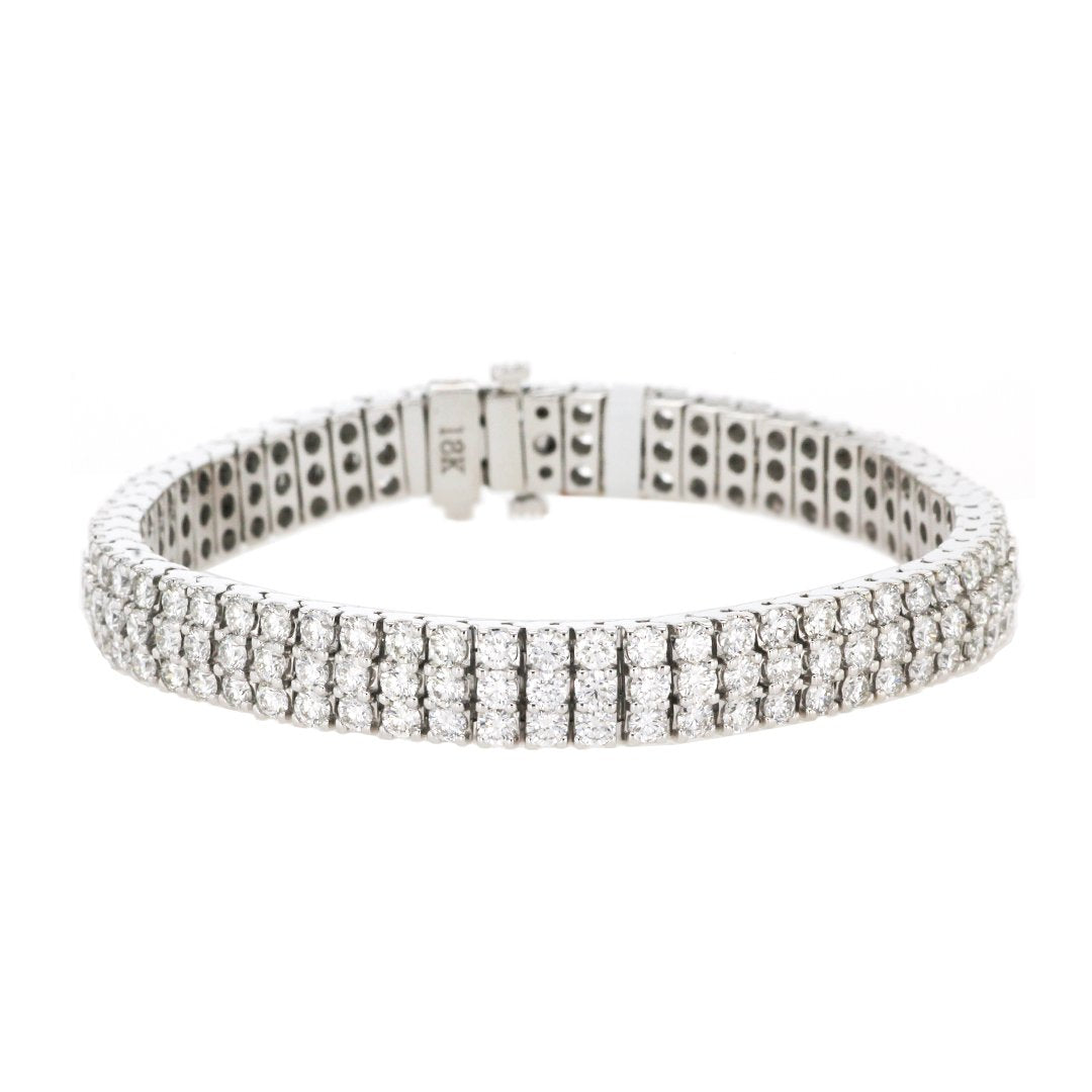 10.09 ctw Diamond Tennis Bracelet