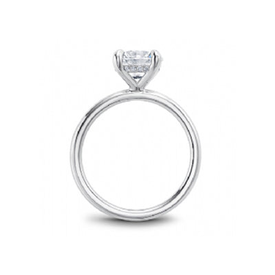 0.05 ctw Diamond Hidden Halo Engagement Ring