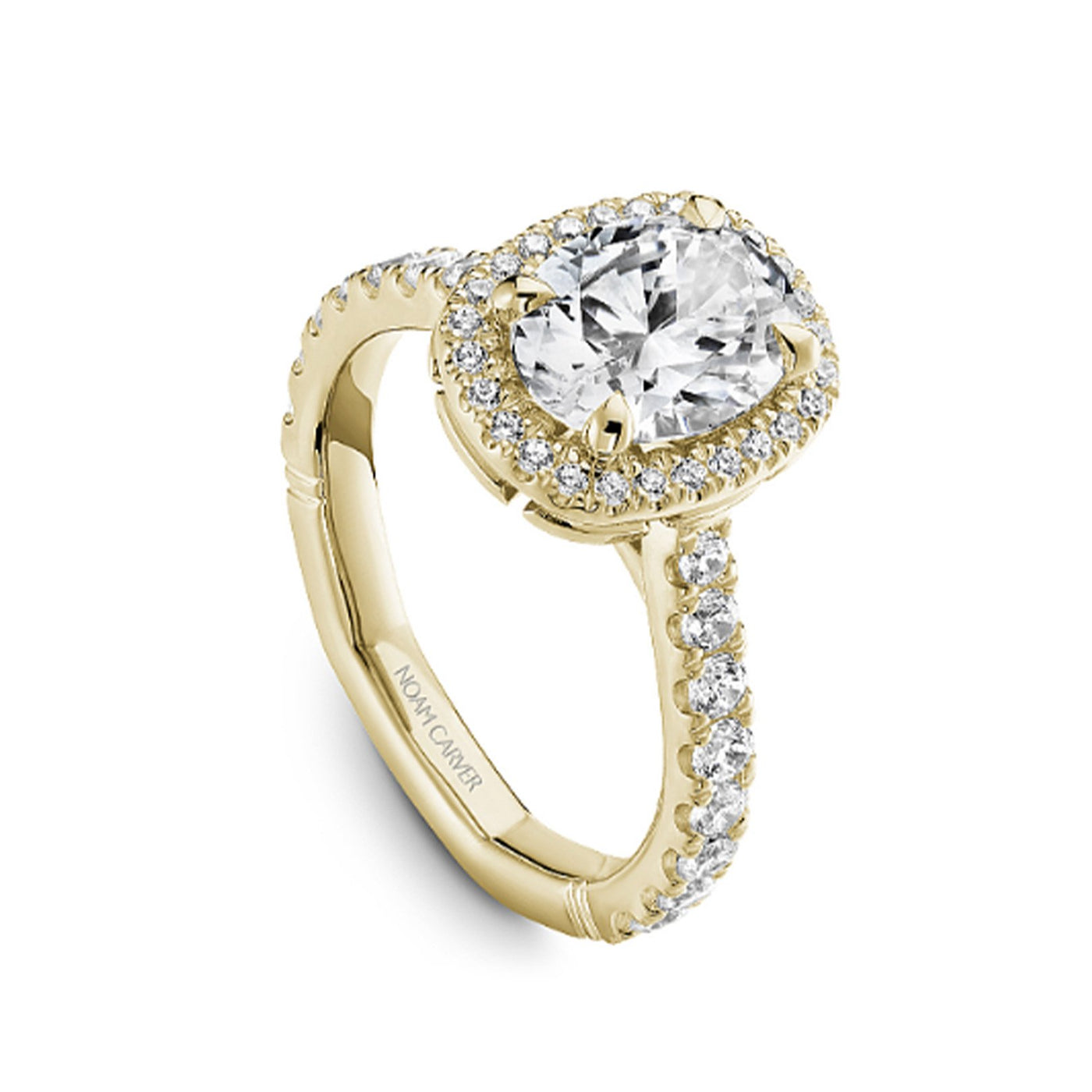 0.80 ctw Diamond Halo Engagement Ring