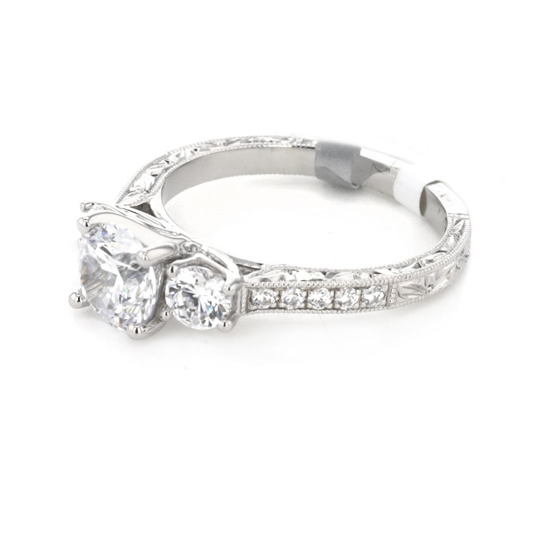 0.65 ctw Diamond Three-Stone Engagement Ring