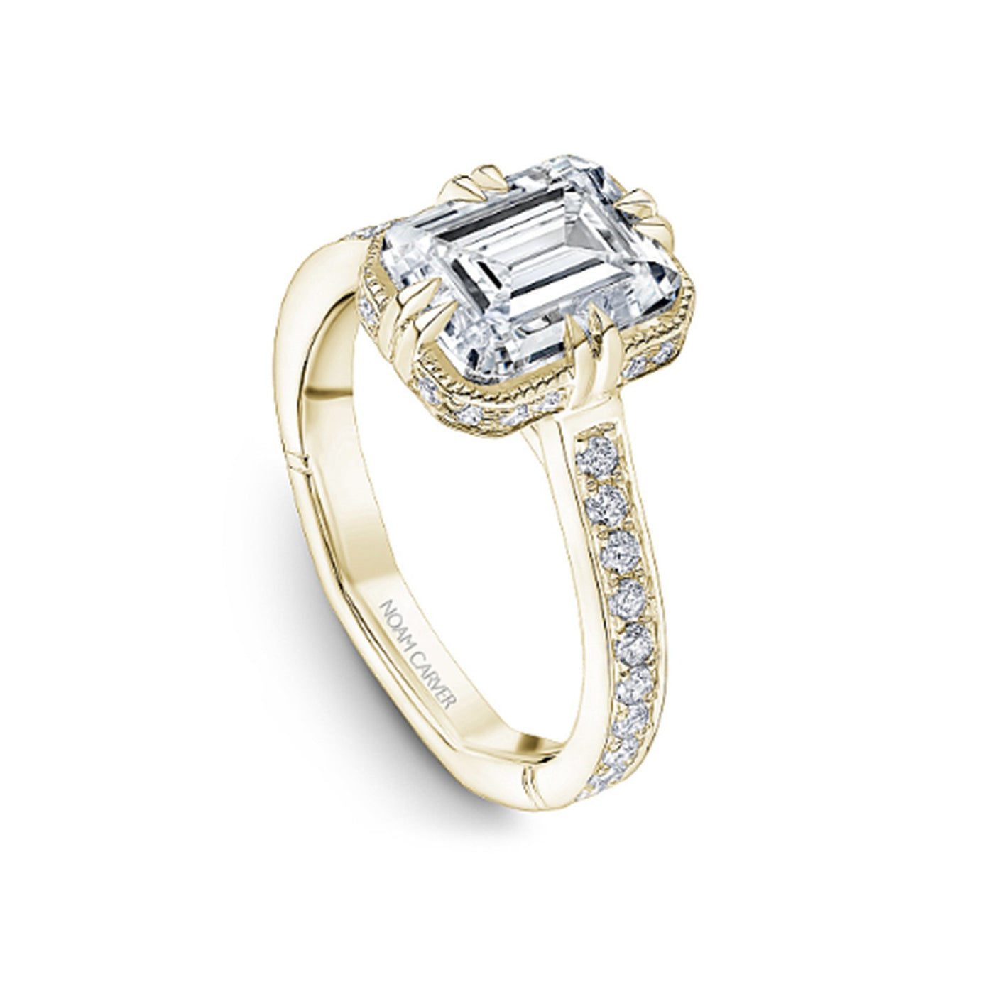 0.38 ctw Diamond Bezel Engagement Ring